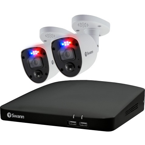 Swann Enforcer SWDVK-456802RL 4 Channel Night Vision Wired Video Surveillance System 1 TB HDD