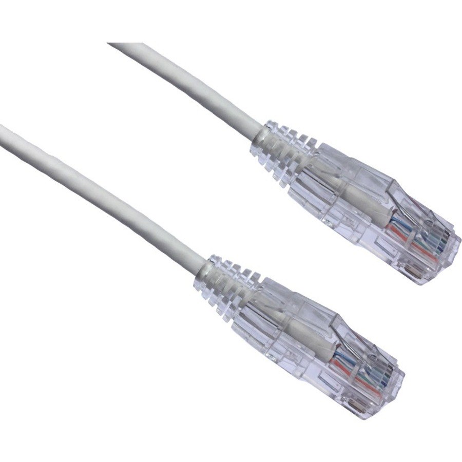 Axiom 1FT CAT6A BENDnFLEX Ultra-Thin Snagless Patch Cable 650mhz (White)