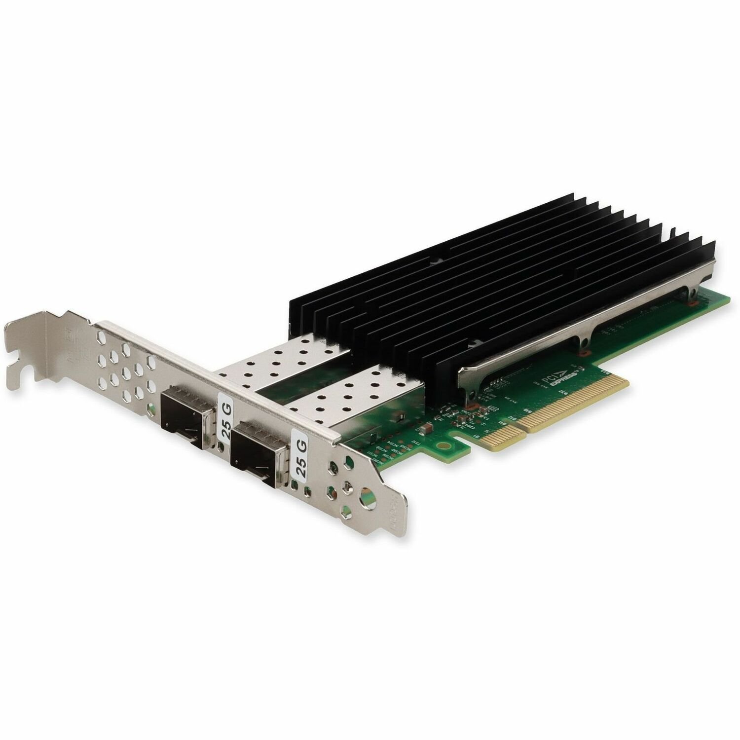 AddOn 25Gbs Dual Open SFP28 Port PCIe 3.0 x8 Network Interface Card w/PXE boot