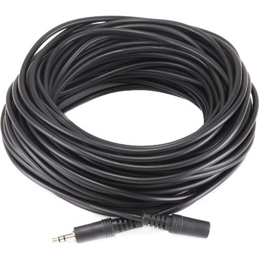 Monoprice 75ft 3.5mm Stereo Plug/Jack M/F Cable - Black