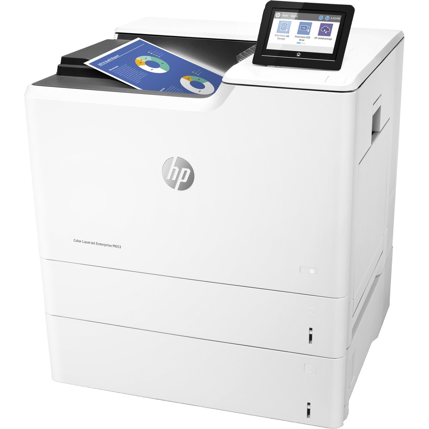 HP LaserJet M653 M653x Desktop Laser Printer - Colour