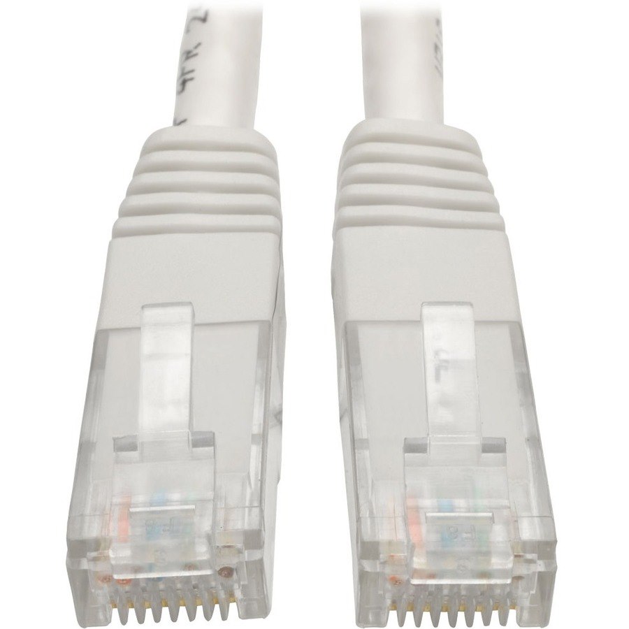 Eaton Tripp Lite Series Cat6 Gigabit Molded (UTP) Ethernet Cable (RJ45 M/M), PoE, White, 10 ft. (3.05 m)