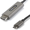 StarTech.com 6ft (2m) USB C to HDMI Cable 4K 60Hz with HDR10, Ultra HD USB Type-C to HDMI 2.0b Video Adapter Cable, DP 1.4 Alt Mode HBR3
