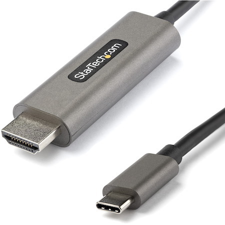 StarTech.com 13ft (4m) USB C to HDMI Cable 4K 60Hz with HDR10, Ultra HD USB Type-C to HDMI 2.0b Video Adapter Cable, DP 1.4 Alt Mode HBR3