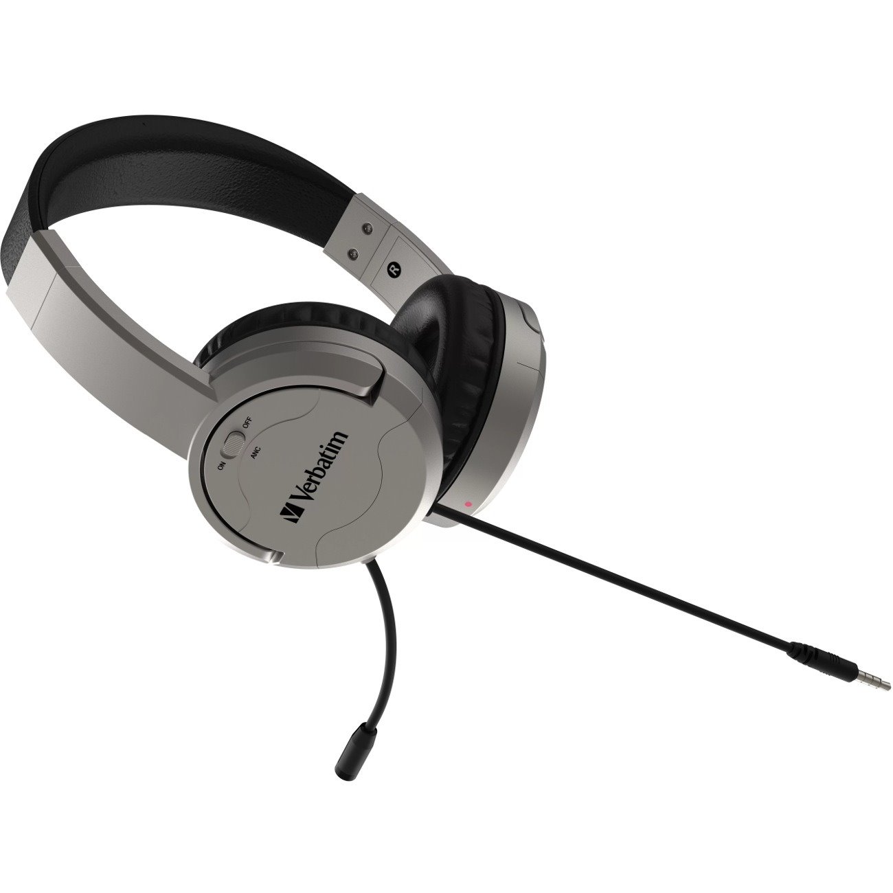 Verbatim Wired Over-the-ear Stereo Headset - Graphite