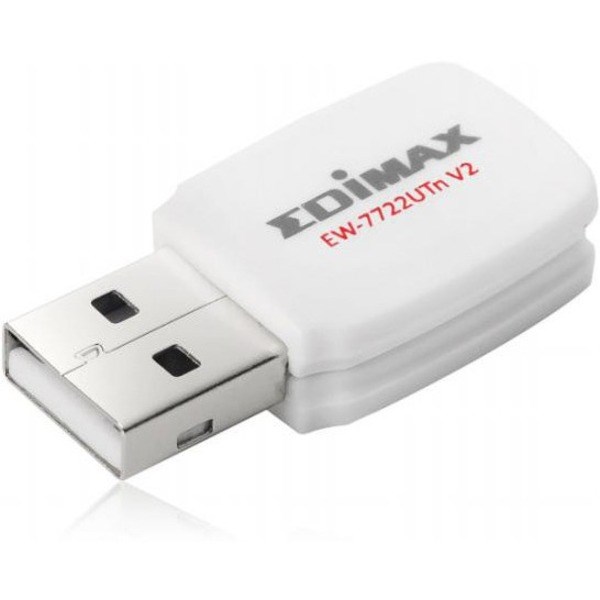 Edimax EW-7722UTn V2 IEEE 802.11n Wi-Fi Adapter for Desktop Computer/Notebook