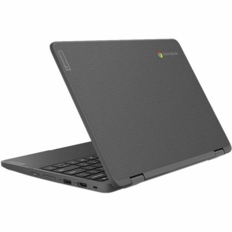 Lenovo 300e Yoga Chromebook Gen 4 82W20003CF 11.6" Touchscreen Convertible 2 in 1 Chromebook - HD - Octa-core (ARM Cortex A76 + Cortex A55) - 4 GB - 32 GB Flash Memory - English, French Keyboard - Graphite Gray