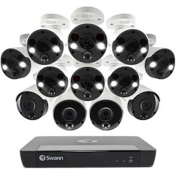 Swann SWNVK-1686804B8FB 8 Megapixel 16 Channel Night Vision Wired Video Surveillance System 2 TB HDD