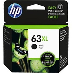 HP 63XL Original High Yield Inkjet Ink Cartridge - Black Pack