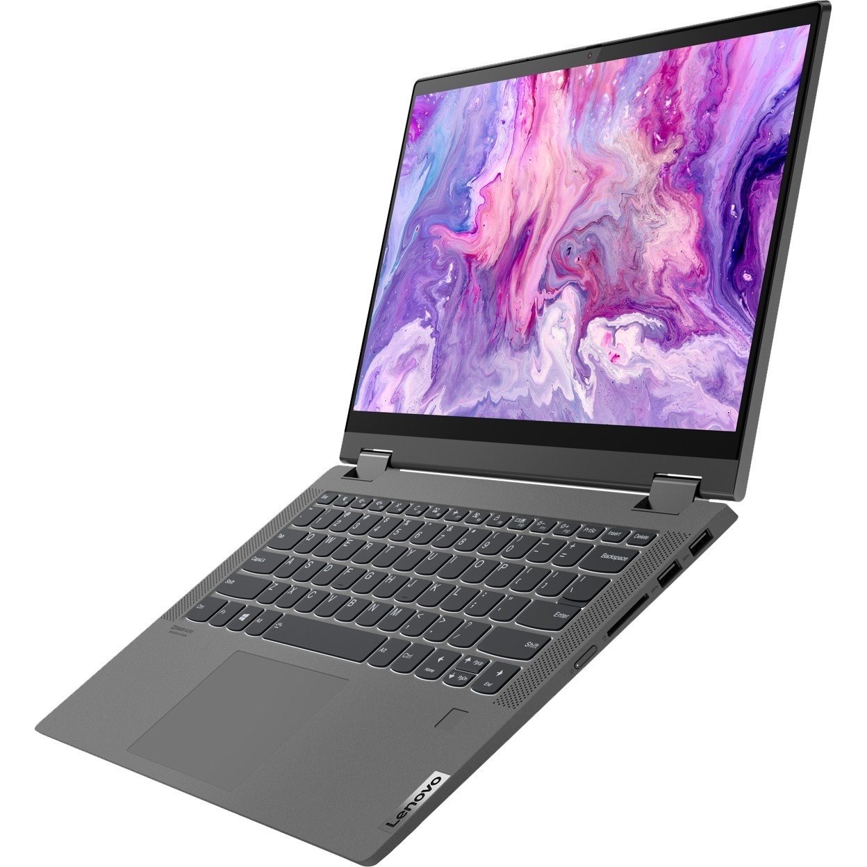 Lenovo IdeaPad Flex 5 14ITL05 82HS00QFCF 14" Touchscreen Convertible 2 in 1 Notebook - Full HD - Intel Core i7 11th Gen i7-1165G7 - 16 GB - 512 GB SSD - English (US), French Keyboard - Graphite Gray
