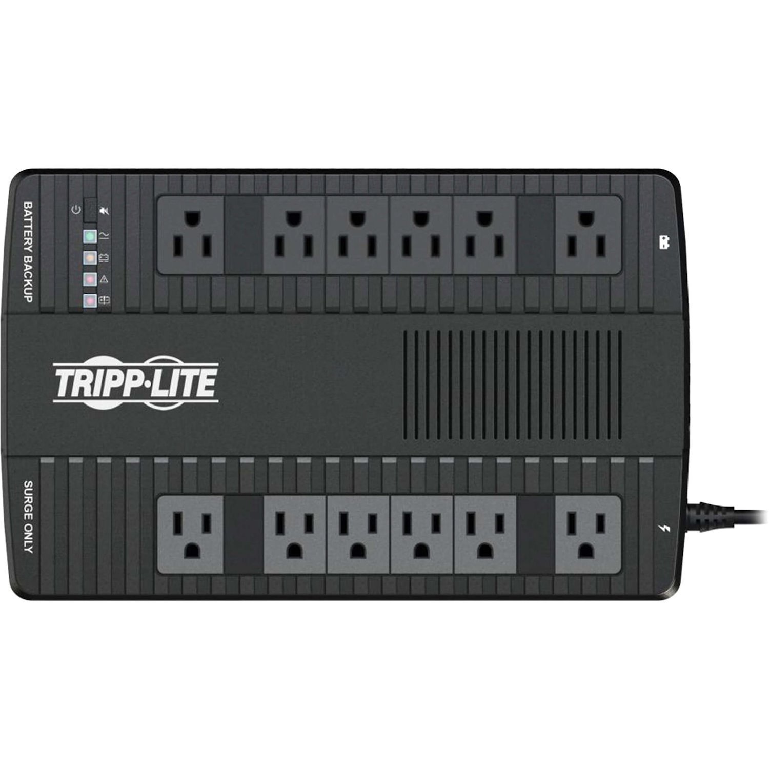 Tripp Lite by Eaton 550VA 340W 120V Line-Interactive UPS - 12 NEMA 5-15R Outlets, Double-Boost AVR, USB, Desktop/Wall-Mount