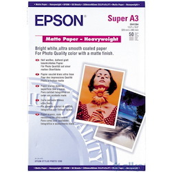 Epson C13S041264 Inkjet Matte Paper - White