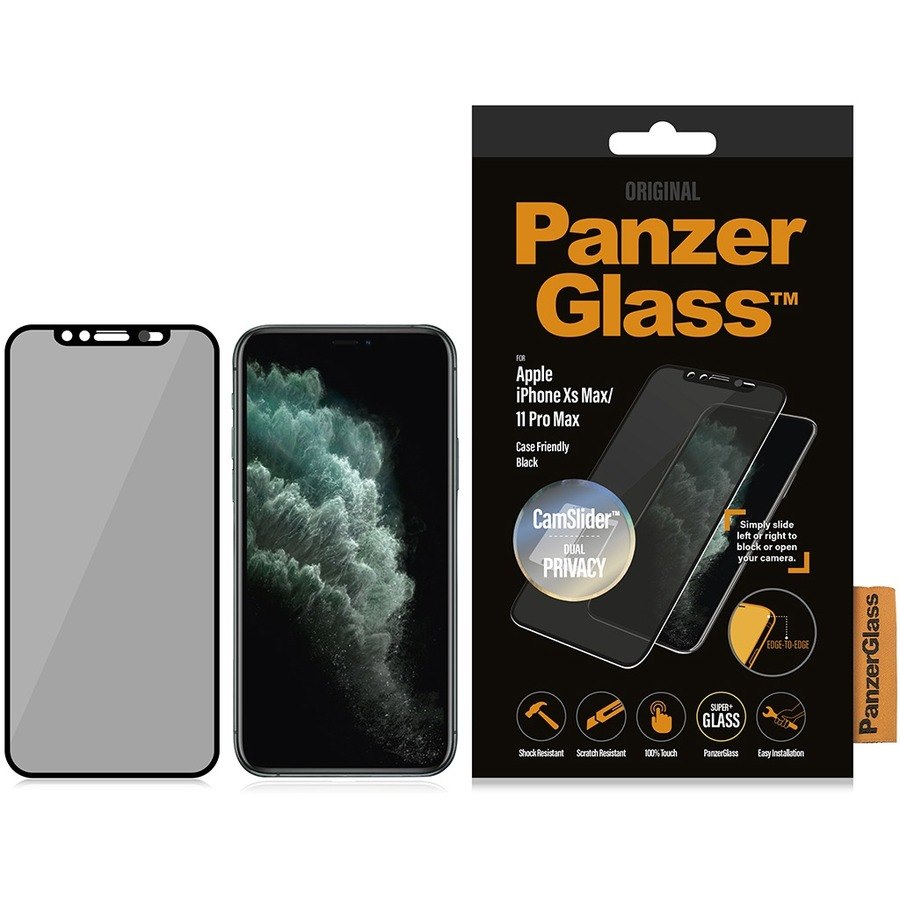 PanzerGlass Original Tempered Glass Screen Protector - Black