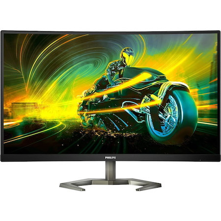 Philips Momentum 27M1C5500V 27" Class QHD Curved Screen Gaming LCD Monitor - 16:9 - Black, Silver