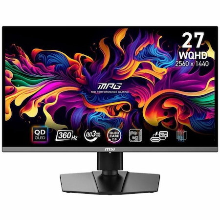 MSI MPG271QRX QD-OLED 27" Class WQHD Gaming OLED Monitor - 16:9 - Black