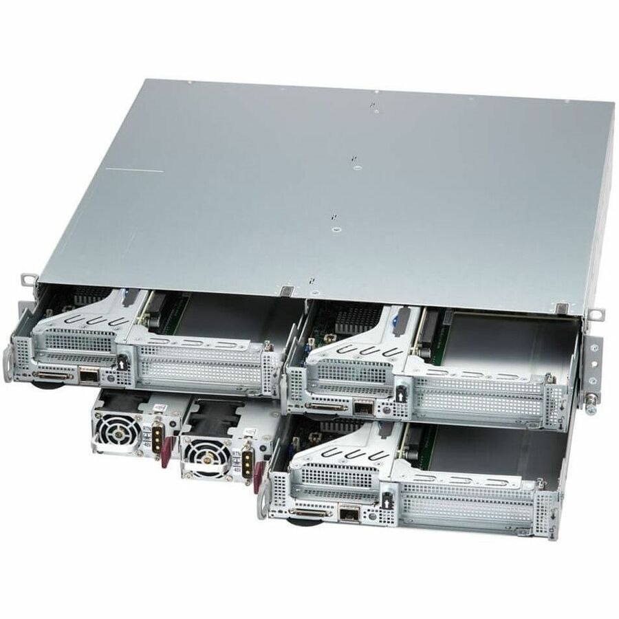 Supermicro SuperServer SYS-211SE-31DS Server Barebone System - 2U Rack-mountable - Socket LGA-4677 - 1 x Processor Support