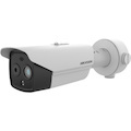 Hikvision HeatPro DS-2TD2628T-7/QA Outdoor Network Camera - Color - Bullet - White