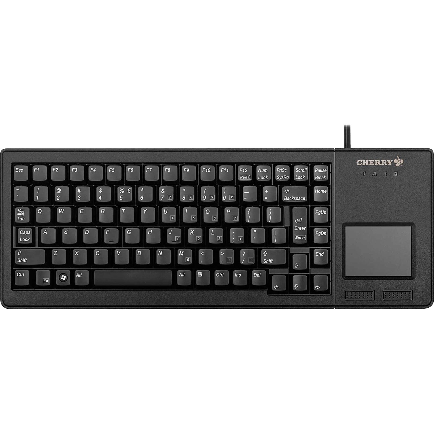 CHERRY G84-5500 Keyboard - Cable Connectivity - USB Interface - TouchPad - French - AZERTY Layout - Black