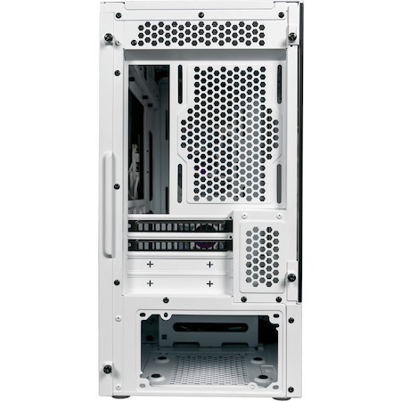 Cooler Master MasterBox Computer Case - Mini ITX, Micro ATX Motherboard Supported - Mini-tower - Steel, Mesh, Plastic, Tempered Glass - White