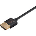 Monoprice Ultra Slim Series High Speed HDMI Cable, 4ft Black