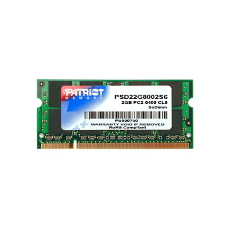 Patriot Signature DDR2 2GB CL6 PC2-6400 (800MHz) SODIMM