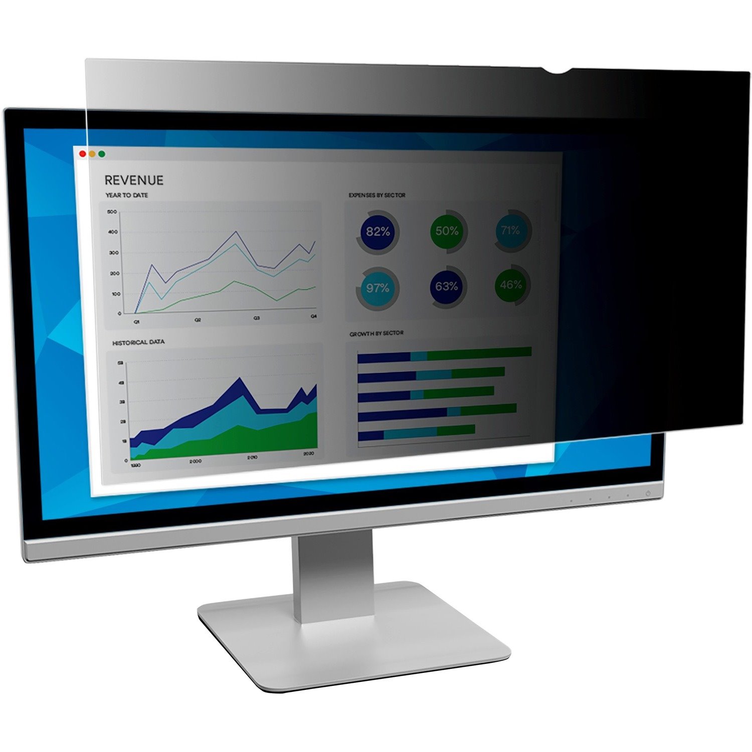 3M&trade; Privacy Filter for 25" Widescreen Monitor