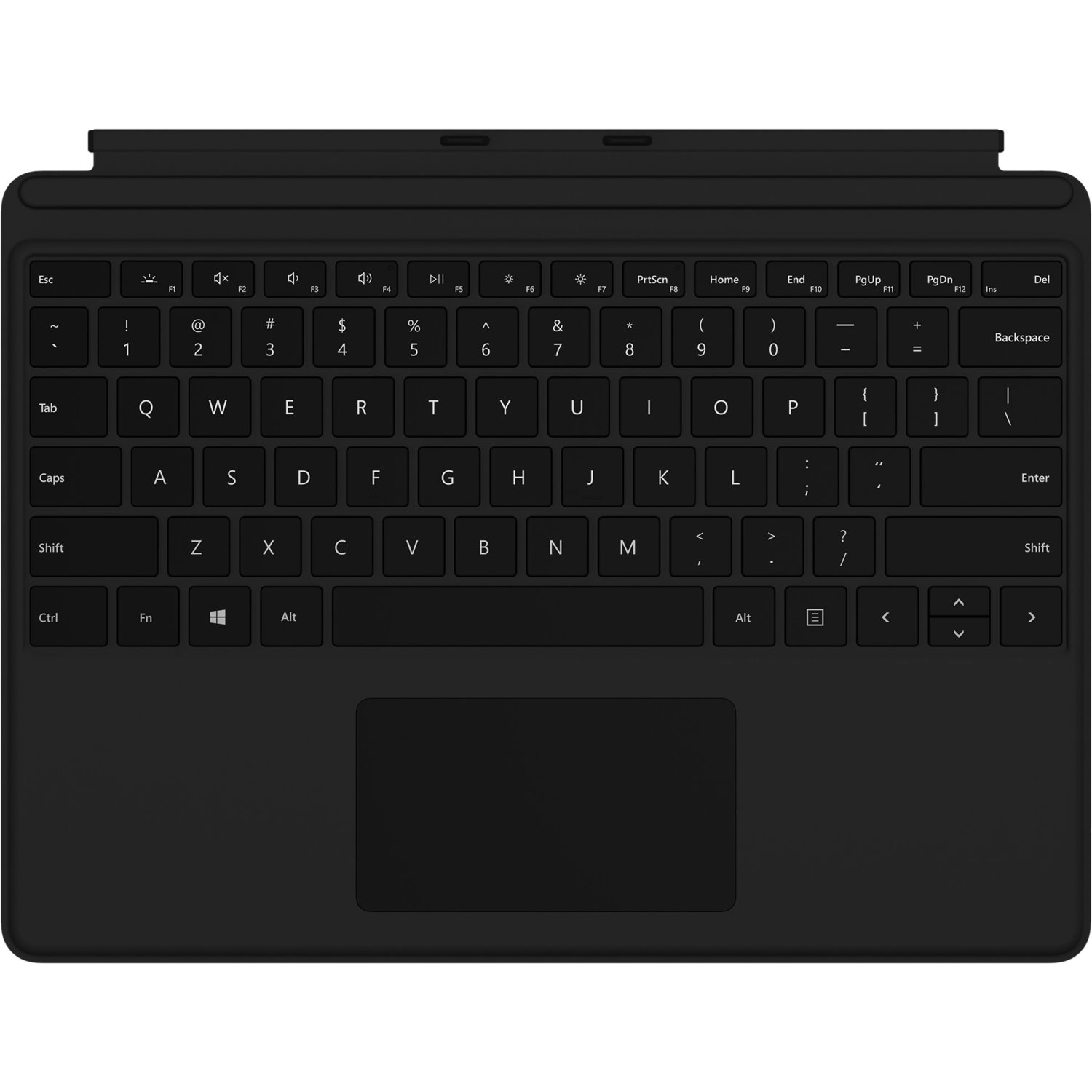 Microsoft Keyboard - Docking Connectivity - Proprietary Interface - TouchPad - French, Belgian - Black