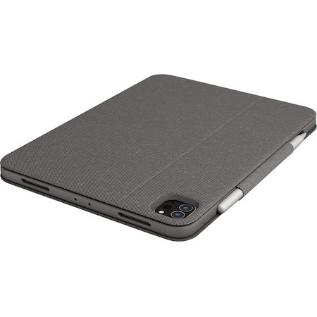 Logitech Folio Touch Keyboard/Cover Case for 27.9 cm (11") iPad Air (4th Generation) Tablet - Oxford Gray