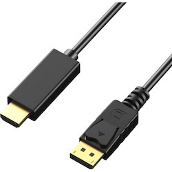 Axiom DisplayPort Male to HDMI Male Adapter Cable 10ft