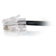 C2G 14ft Cat5e Non-Booted Unshielded (UTP) Network Patch Cable (Plenum Rated) - Black