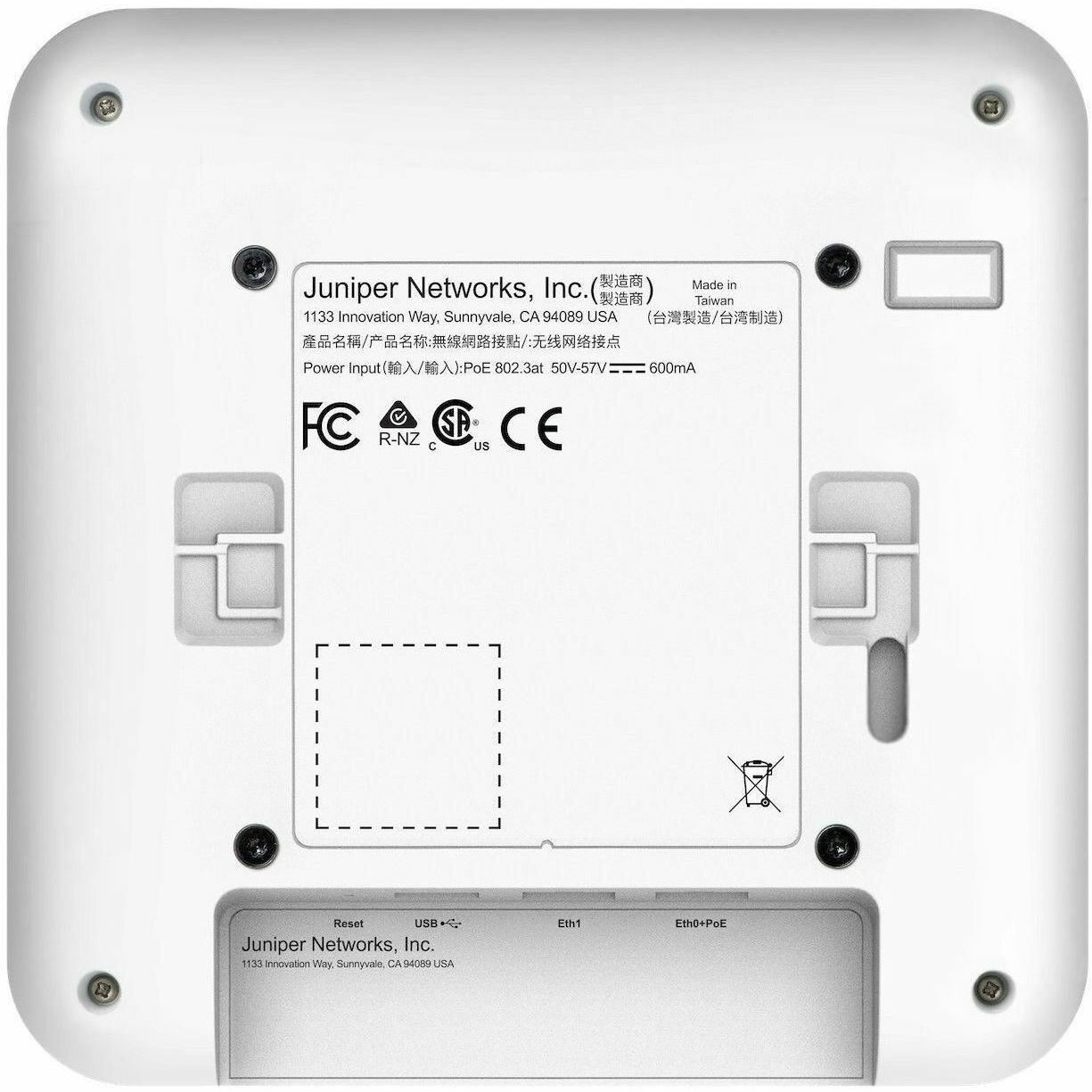 Mist AP45 Tri Band IEEE 802.11 a/b/g/n/ac/ax 8.15 Gbit/s Wireless Access Point - Indoor