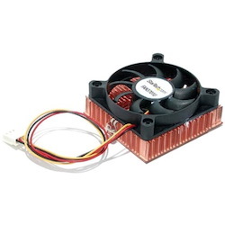 StarTech.com 1U 60x10mm Socket 7/370 CPU Cooler Fan w/ Copper Heatsink & TX3