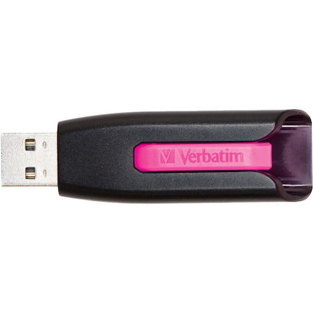 Verbatim Store 'n' Go V3 16 GB USB 3.0 Flash Drive - Pink, Black