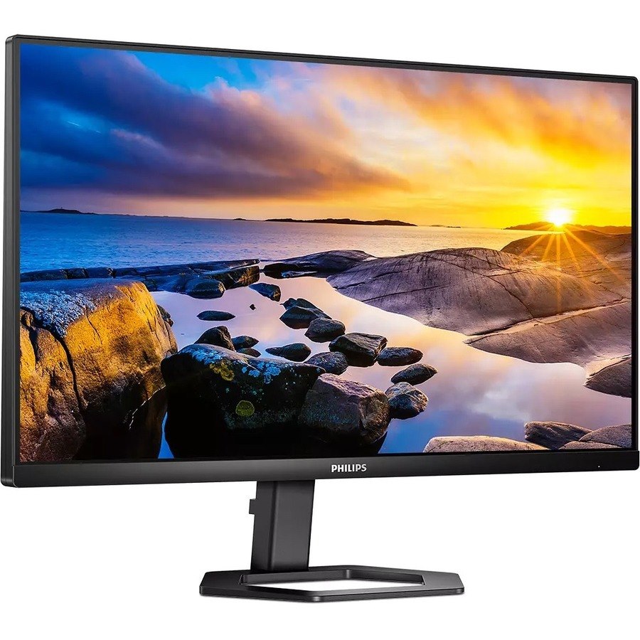 Philips 24" Class Webcam Full HD LCD Monitor - 16:9 - Textured Black