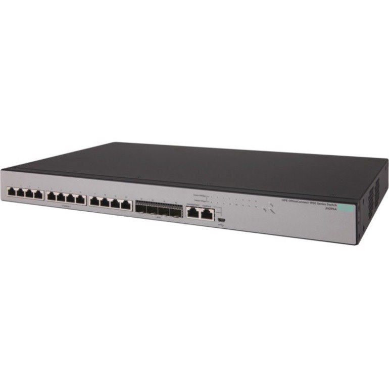 HPE OfficeConnect 1950 12 Ports Manageable Layer 3 Switch - 10 Gigabit Ethernet - 10GBase-T, 10GBase-X