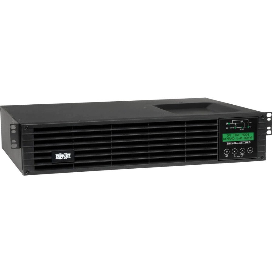 Eaton Tripp Lite Series SmartOnline 1500VA 1350W 120V Double-Conversion Sine Wave UPS - 8 Outlets, Extended Run, Network Card Option, LCD, USB, DB9, 2U Rack/Tower - Battery Backup