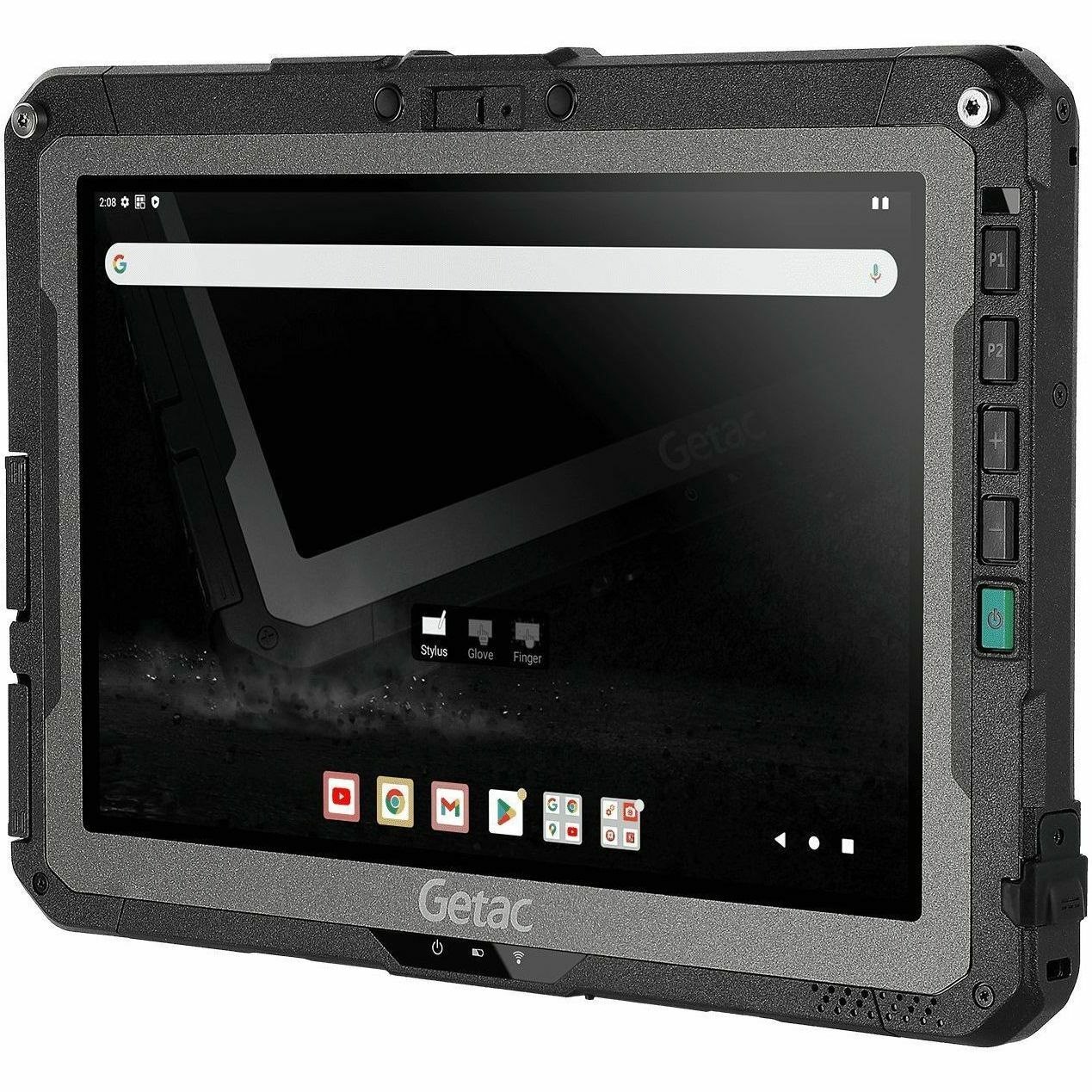 Getac ZX10 Rugged Tablet - 25.7 cm (10.1") WUXGA - Qualcomm Snapdragon 660 - 6 GB - 128 GB Storage - Android 12 - Black