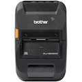 Brother RuggedJet RJ-3230BL Mobile Direct Thermal Printer - Monochrome - Portable - Label/Receipt Print - Ethernet - USB - Bluetooth - Black