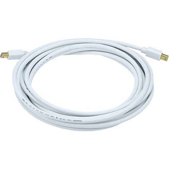 Monoprice 15ft 32AWG Mini DisplayPort Cable - White