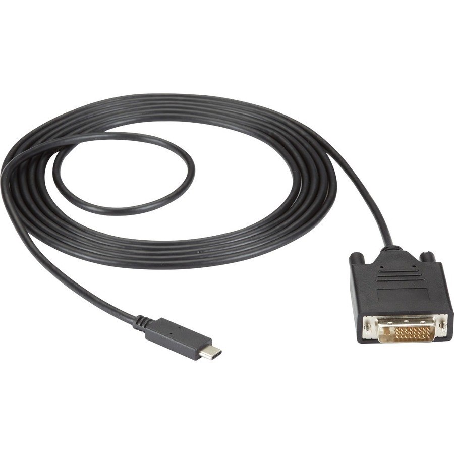 Black Box USB-C Adapter Cable - USB-C to DVI Adapter, 1080p @ 60Hz, DP 1.2 Alt Mode