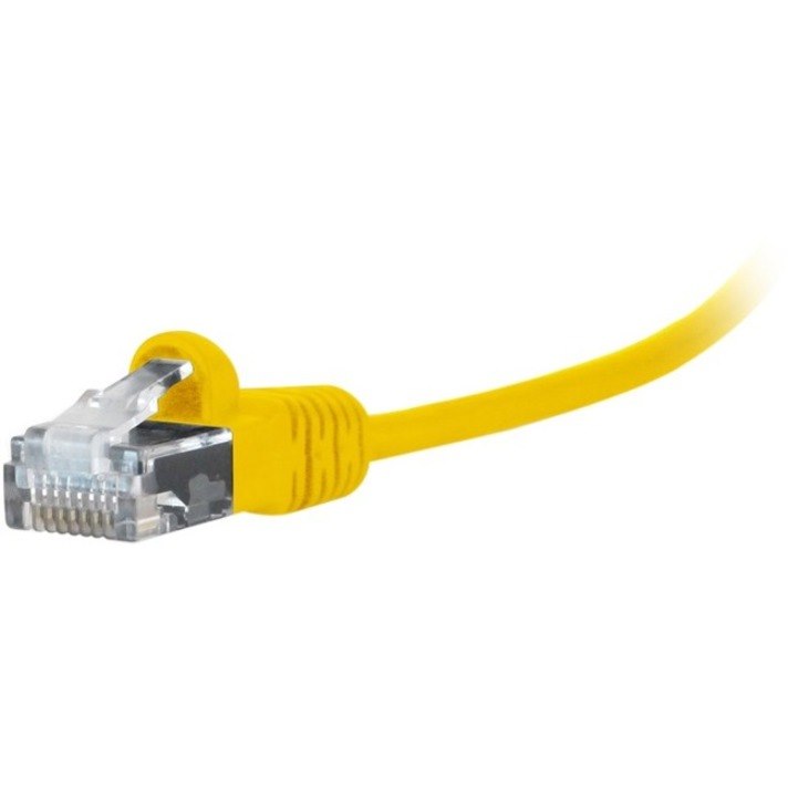 Comprehensive MicroFlex&trade; Pro AV/IT Integrator Series&trade; CAT6 Snagless Patch Cable Yellow 14ft