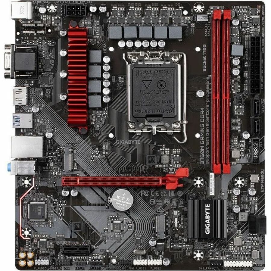 Gigabyte Ultra Durable B760M GAMING DDR4 Gaming Desktop Motherboard - Intel B760 Chipset - Socket LGA-1700 - Micro ATX