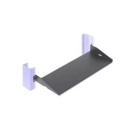 Rack Solutions 1U 2Post Solid Cantilever Shelf 7in (D) - Flanged Up