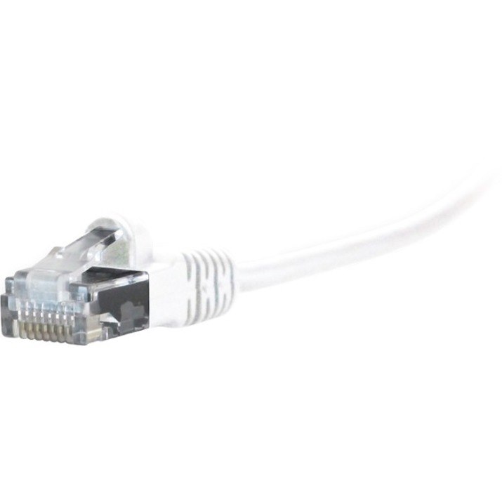 Comprehensive MicroFlex Pro AV/IT CAT6 Snagless Patch Cable White 7ft