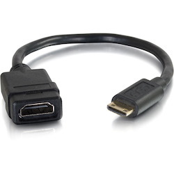 C2G Mini HDMI to HDMI Adapter - Mini HDMI to HDMI Converter - Mal/F