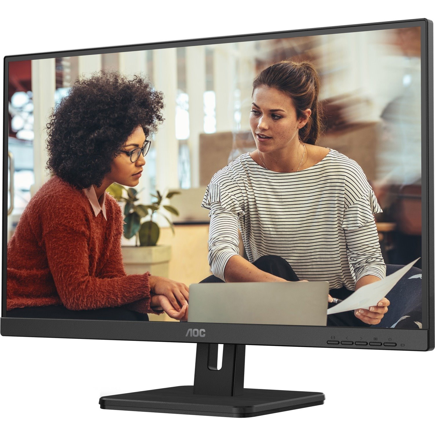 AOC Q27E3UAM 27" Class WQHD LCD Monitor - 16:9 - Textured Black