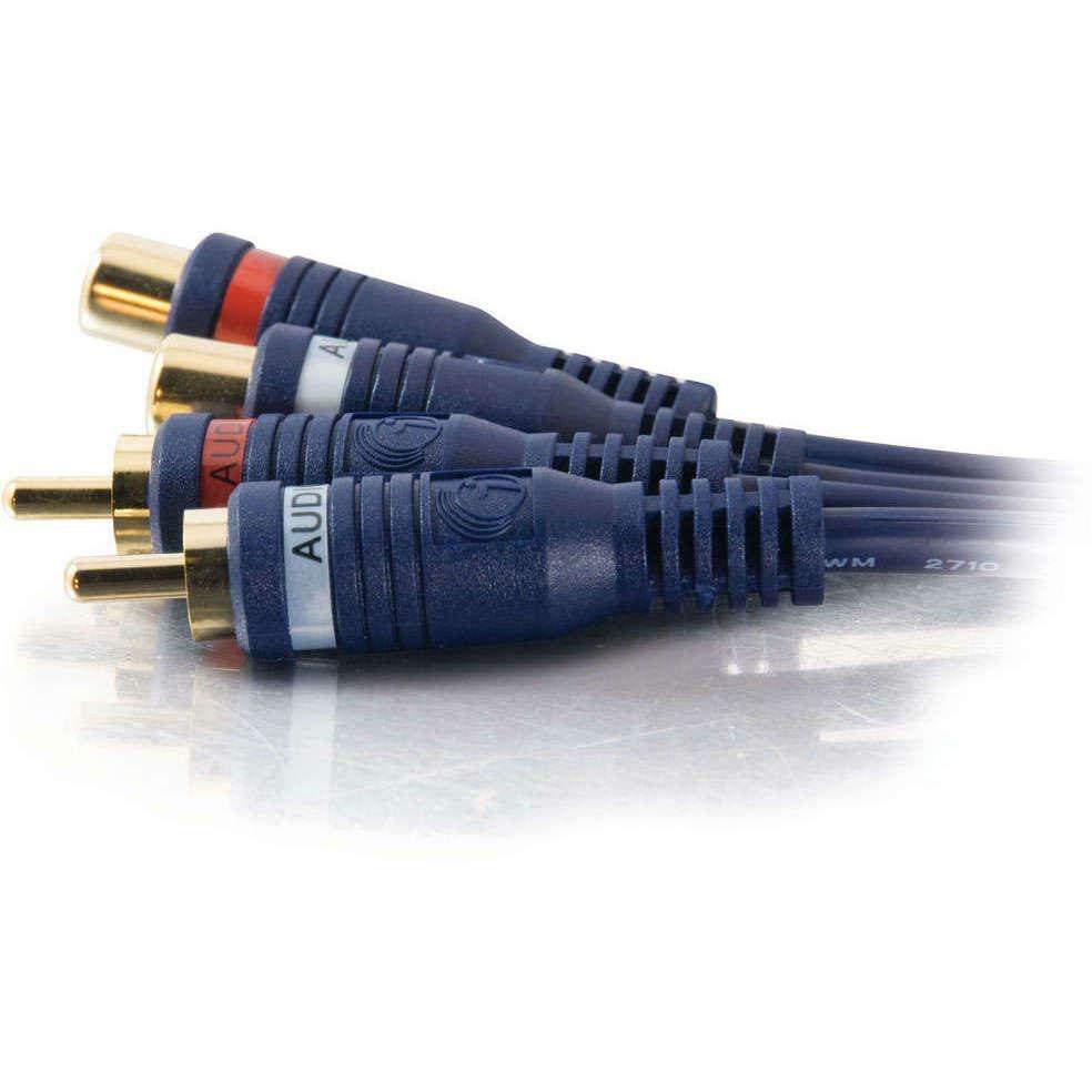 C2G 25ft Velocity RCA Stereo Audio Extension Cable