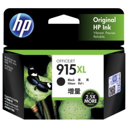 HP 915XL Original High Yield Inkjet Ink Cartridge - Black Pack