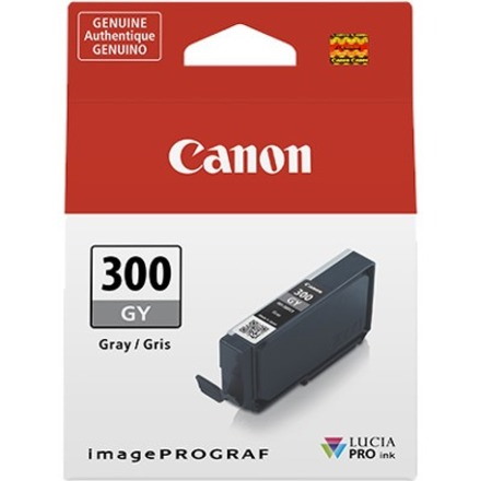 Canon LUCIA PRO PFI-300 Original Inkjet Ink Cartridge - Single Pack - Gray - 1 / Pack