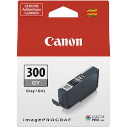Canon LUCIA PRO PFI-300 Original Inkjet Ink Cartridge - Single Pack - Gray - 1 / Pack